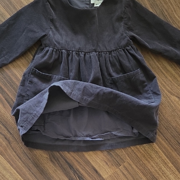 Miles The Label Dark Gray Cord Dress 18M - Picture 3 of 6